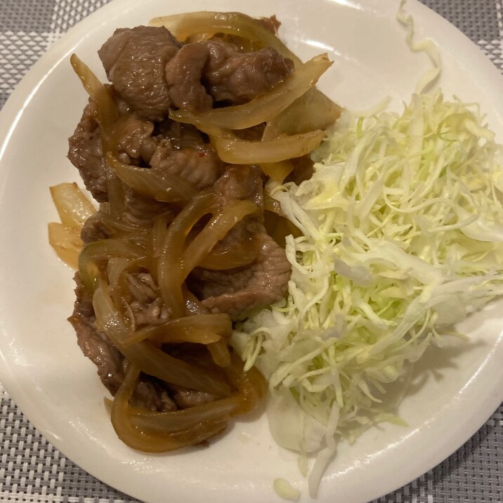 柔らか羊肉をプルコギのタレで簡単味付け